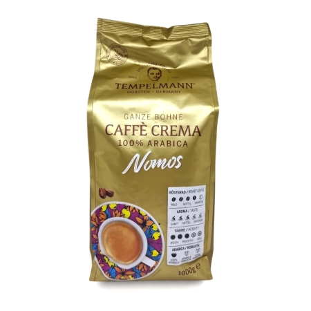 Kawa ziarnista TEMPELMANN 1 KG NOMOS CREMA